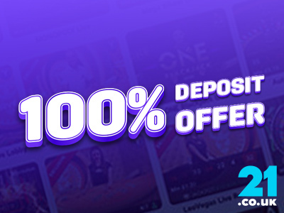 21.co.uk Casino Provides 100% Deposit Offer